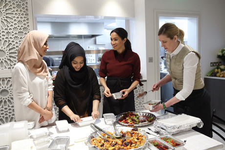 Meghan Duchess of Sussex visit to the Hubb Community Kitchen, London, UK - 21 Nov 2018