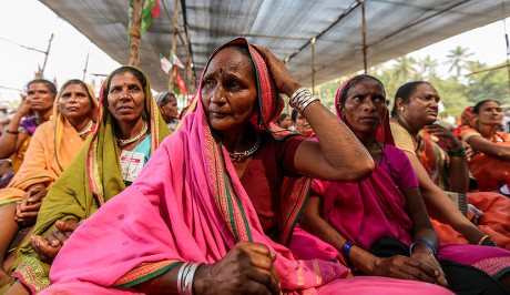 Indian Tribespeople Distressed Farmers Various Parts Editorial Stock ...