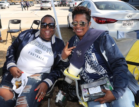 Dallas Cowboys Fans Enjoy Food Tailgate Editorial Stock Photo - Stock Image