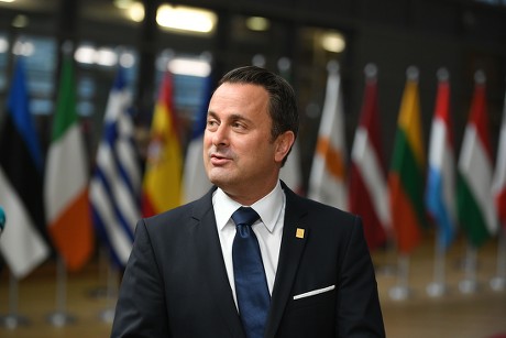 Luxembourg Prime Minister Xavier Bettel Arrives Editorial Stock Photo ...