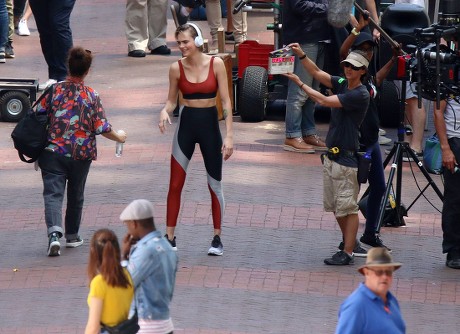 Exclusive - Cara Delevingne Volkswagen commercial filming, Cape Town