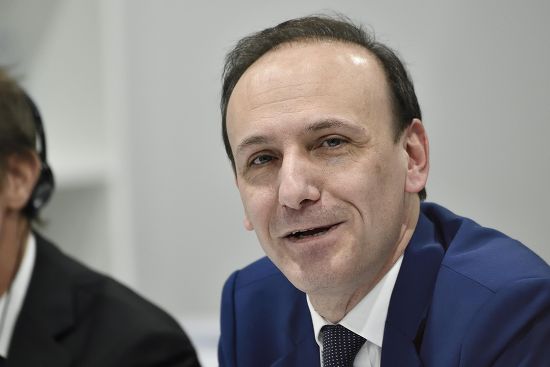 Italian Guglielmo Picchi Under Secretary Foreign Editorial Stock Photo