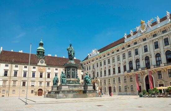 Hofburg Imperial Palace Inner Court Square Editorial Stock Photo ...