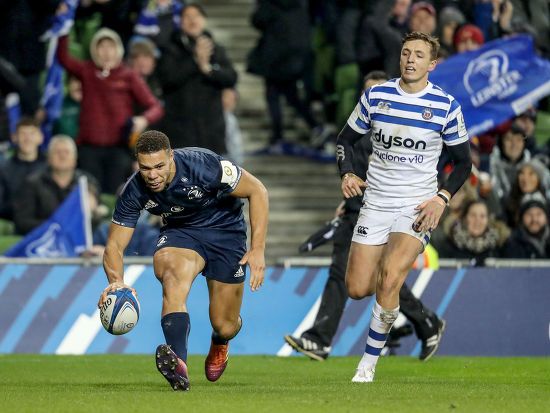 Leinster Vs Bath Leinsters Adam Byrne Editorial Stock Photo - Stock ...