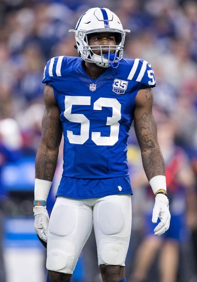 Indianapolis Colts Linebacker Darius Leonard 53 Editorial Stock Photo ...