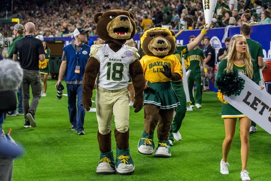 Baylor Bears Mascots Bruiser Marigold Walk Editorial Stock Photo ...