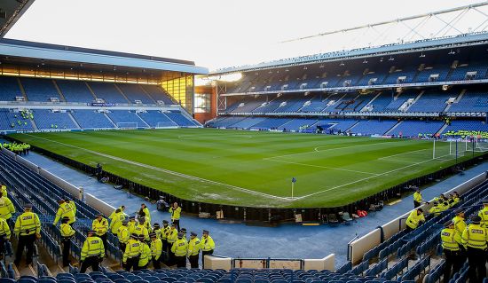 General View Inside Ibrox Stadium Ahead Editorial Stock Photo - Stock ...