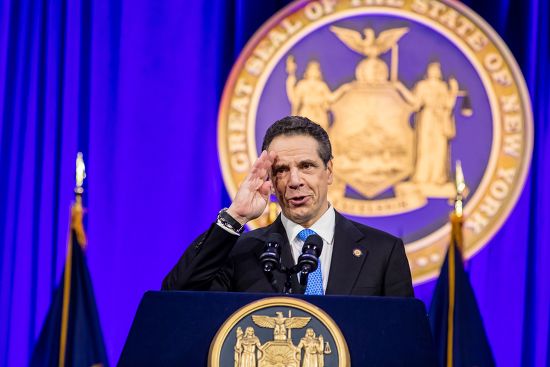 Governor Andrew Cuomo Speech His 3rd Editorial Stock Photo - Stock ...