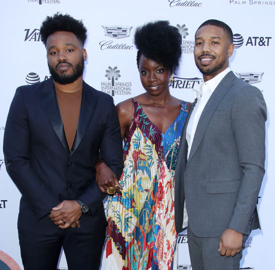 Ryan Coogler Danai Gurira Michael B Editorial Stock Photo - Stock Image ...