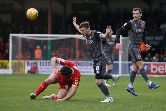 Lee Frecklington Lincoln City Action During Editorial Stock Photo ...