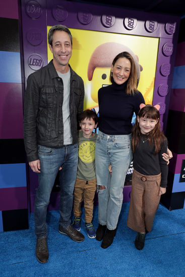 Bree Turner with husband Justin Saliman and children Dean Saliman and  Stella Jean Saliman at the