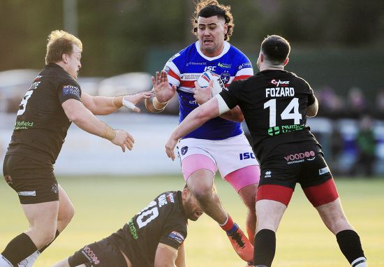 Londons Eddie Battle Matty Fozard Tackle Editorial Stock Photo - Stock ...