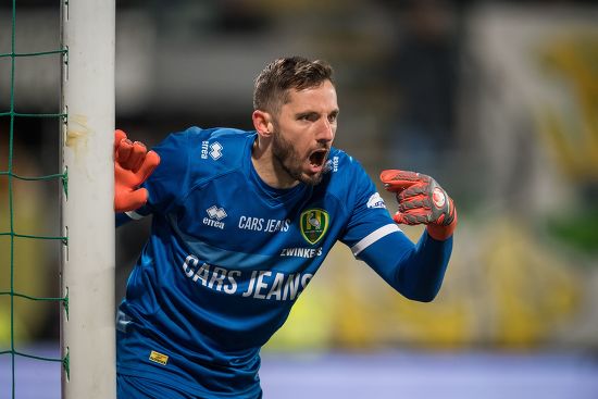 Goalkeeper Robert Zwinkels Ado Den Haag Editorial Stock Photo Stock