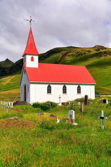 Reyniskirkja Church Cemetery Reynisfjara Vik Vik Editorial Stock Photo ...