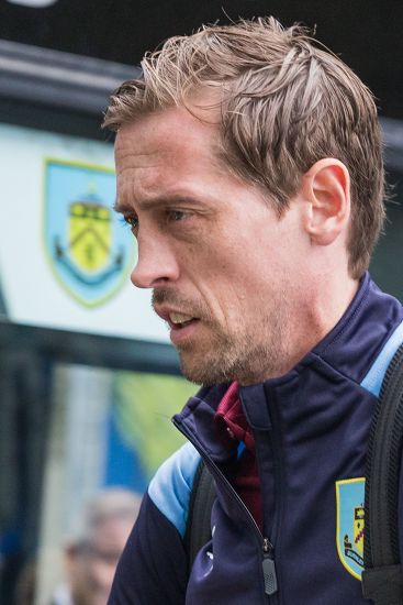 Peter Crouch Burnley Arriving Stadium Ahead Editorial Stock Photo