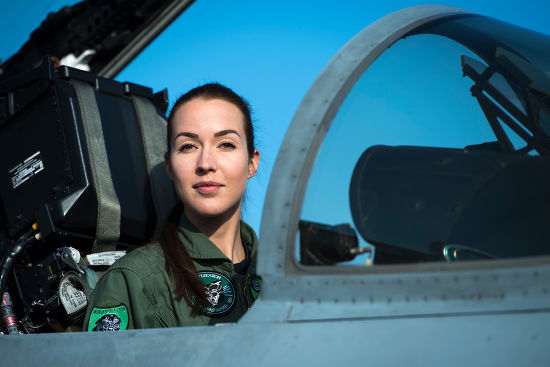 Fanny Chollet First Female Fighter Pilot Editorial Stock Photo - Stock ...