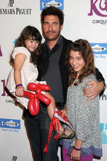 Dylan Mcdermott Daughters Charlotte Colette Editorial Stock Photo ...