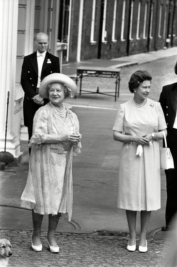 Queen Mother Queen Elizabeth Ii Aka Editorial Stock Photo - Stock Image ...