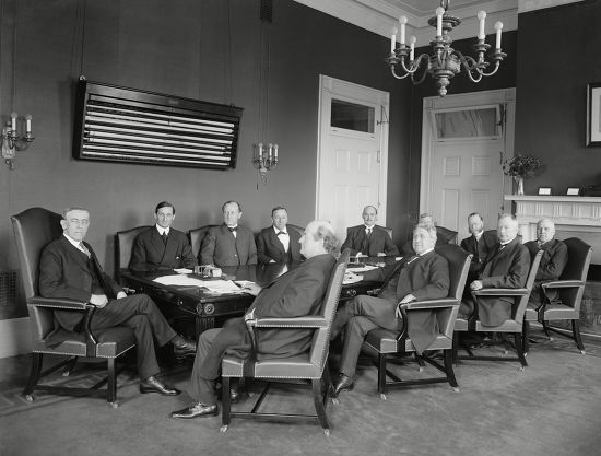 President Woodrow Wilson His Cabinet C Editorial Stock Photo - Stock ...