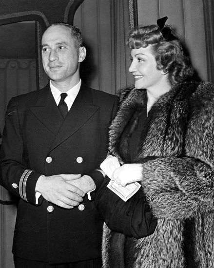 Naval Officer Joel Pressman Wife Claudette Editorial Stock Photo ...