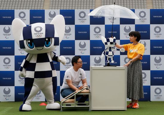 Tokyo 2020 Olympic Mascot Miraitowa L Editorial Stock Photo - Stock ...