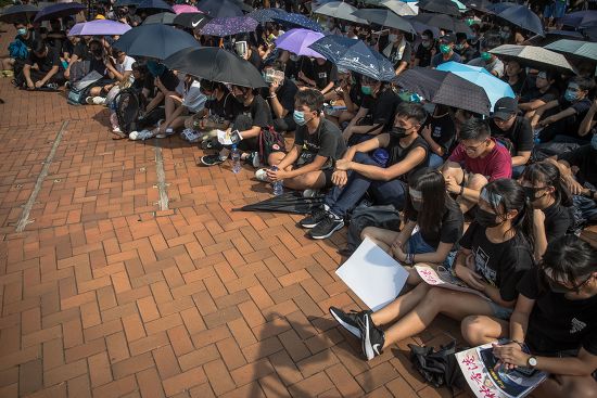 Secondary School Students Attend Antigovernment Rally Editorial Stock ...