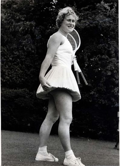 Shirley Brasher Tennis player Vintage Photograph 1411198 