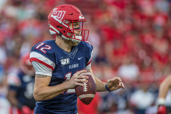 Liberty Flames Quarterback Stephen Calvert 12 Editorial Stock Photo ...