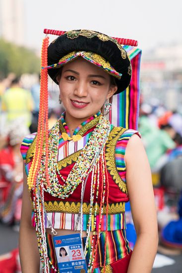 Luo Yue Nu Ethnic Group Poses Editorial Stock Photo - Stock Image ...