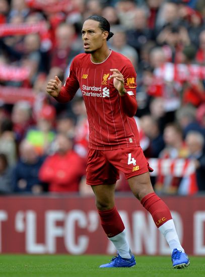 Liverpools Virgil Van Dijk Action During Editorial Stock Photo - Stock ...