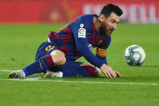 Lionel Messi Fc Barcelona On Floor Editorial Stock Photo - Stock Image ...