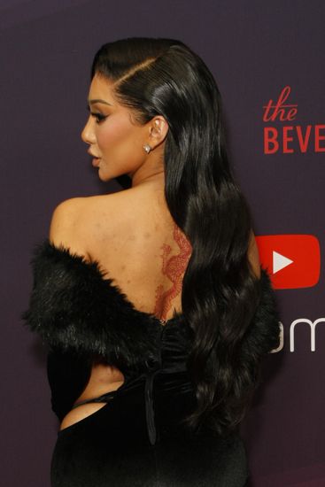 Nikita Dragun Tattoo Detail Editorial Stock Photo - Stock Image