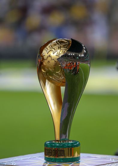 Suadi Super Cup Trophy Before Saudi Editorial Stock Photo - Stock Image ...