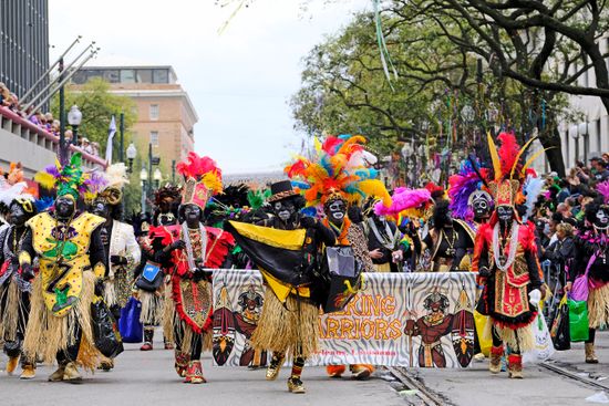 Members Krewe Zulu Carnival Marching Club Editorial Stock Photo - Stock ...