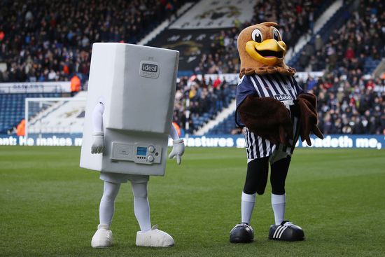 Meet West Bromwich Albion's bizarre new 'Boiler Man' mascot