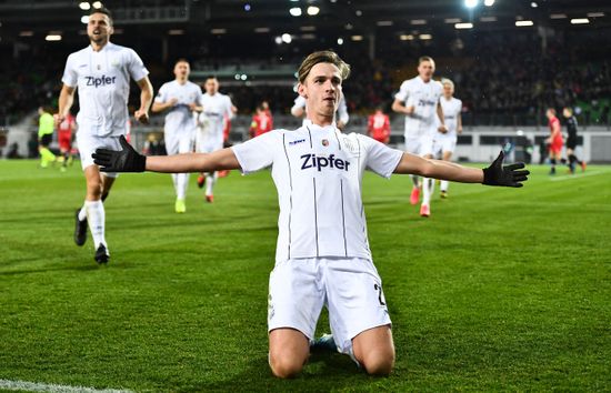 Lasks Marko Raguz Celebrates After Scoring Editorial Stock Photo ...