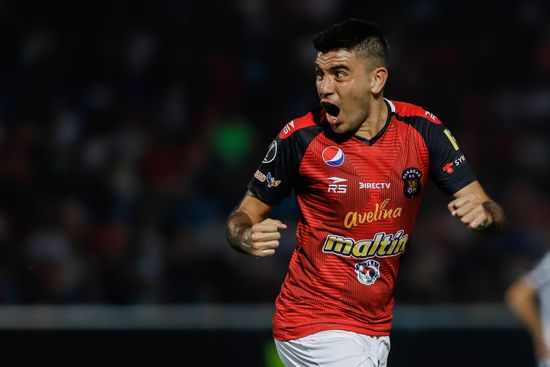 Alexis Blanco Caracas Fc Celebrates After Editorial Stock Photo