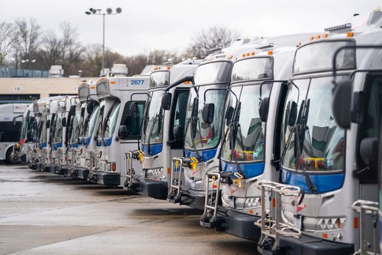 Dc Metro Buses Sit Storage Bladensburg Editorial Stock Photo - Stock ...