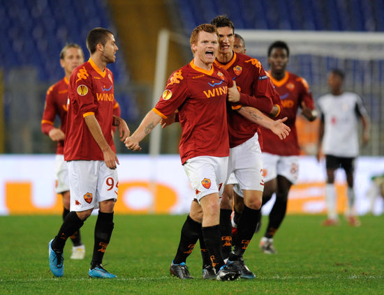 John Arne Riise Roma Celebrates His Editorial Stock Photo - Stock Image ...
