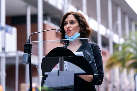 Isabel Diaz Ayuso President Community Madrid Editorial Stock Photo ...