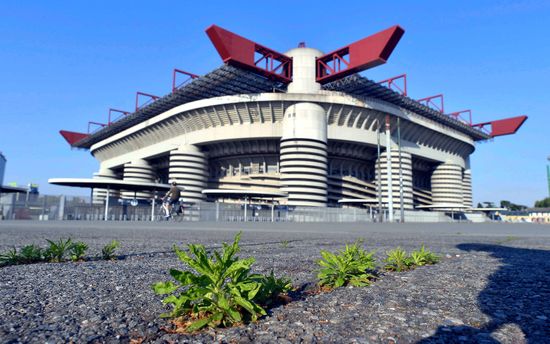 Erba Grows Back Around San Siro Editorial Stock Photo - Stock Image ...