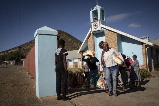 2328 Parishioners Ags Church Carry Their Editorial Stock Photo - Stock ...