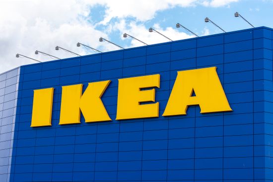 Sign Scandinavian Chain Ikeas Store Greenwich Editorial Stock Photo ...