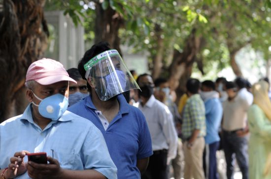 People Queue Register Covid19 Test Sector Editorial Stock Photo - Stock ...