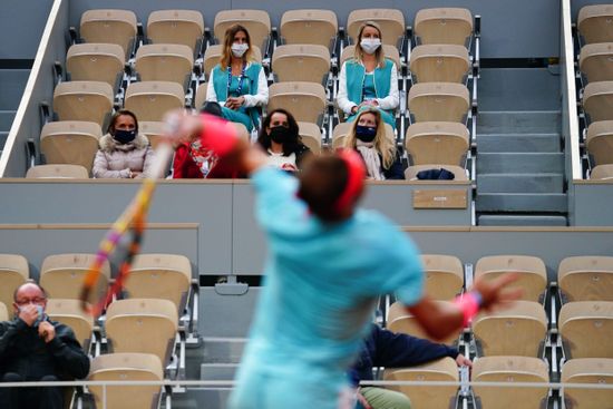 Sparse Crowd Focussed On Rafael Nadal Editorial Stock Photo - Stock ...