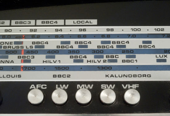 Old Analogue Radio Tuning Dial Showing Editorial Stock Photo - Stock ...