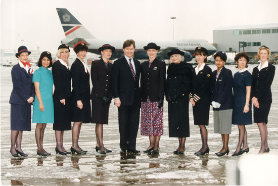 Ba British Airways Stewardesses British Airways Editorial Stock Photo ...