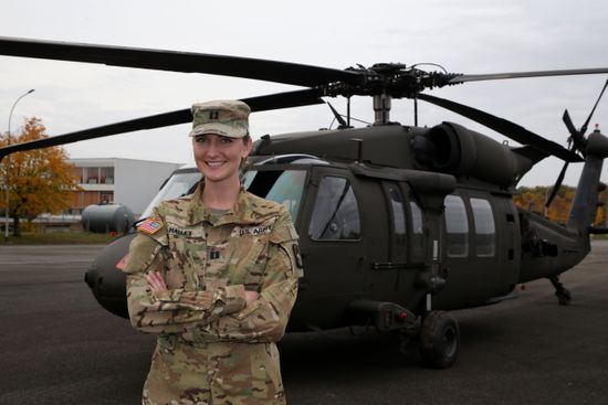 Us Army Captain Irene Mallet Poses Editorial Stock Photo - Stock Image ...