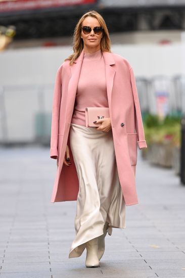 light pink spring coat