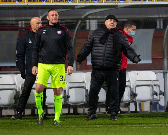 Abroath Goalkeeping Coach Rab Douglas Manager Editorial Stock Photo ...